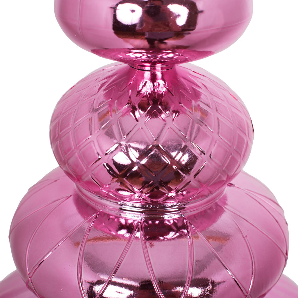 Vickerman 41" Pink Shiny Finial.