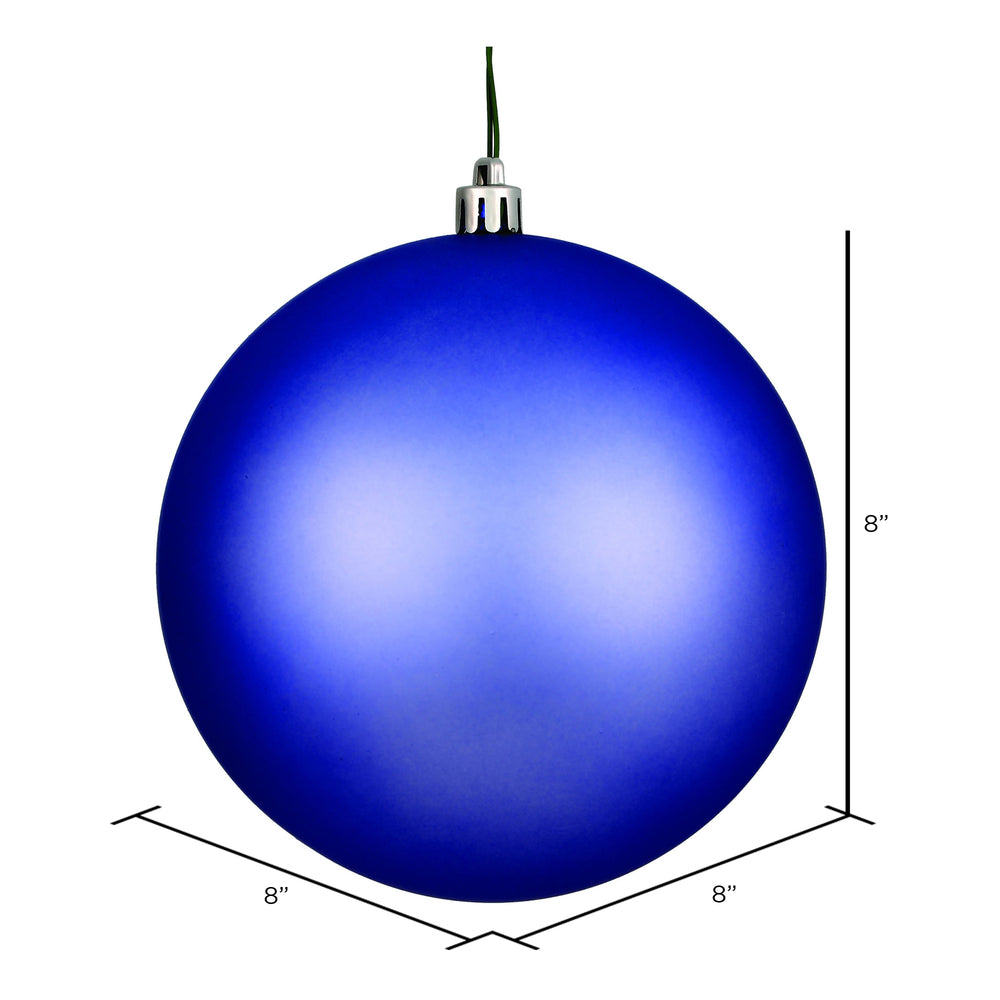 Vickerman 8" Periwinkle Matte Ball Ornament