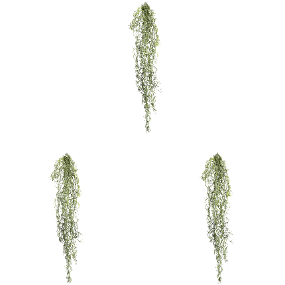 Vickerman 29.5" Artificial Green Tillandsia Root Set of 3