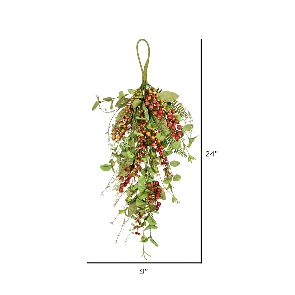 Vickerman 24" Artificial Mixed Fall Teardrop.