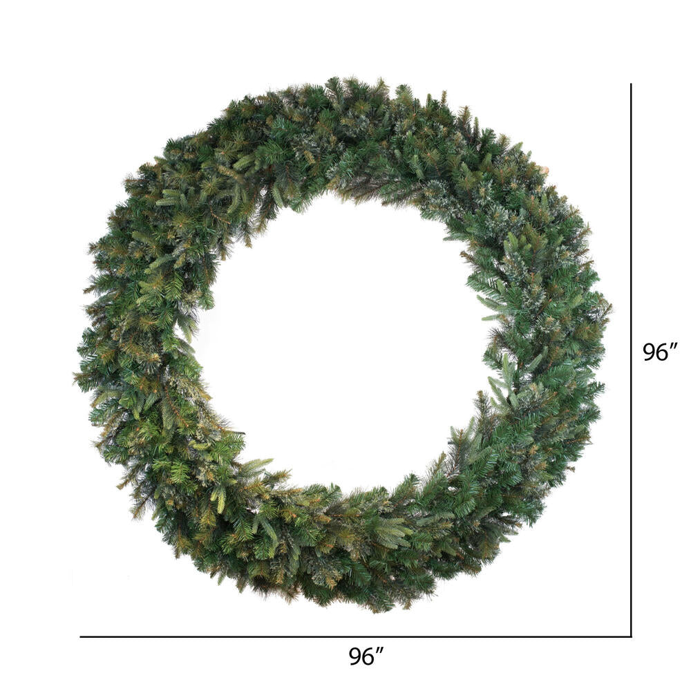 Vickerman 96" Cashmere Artificial Christmas Wreath Unlit