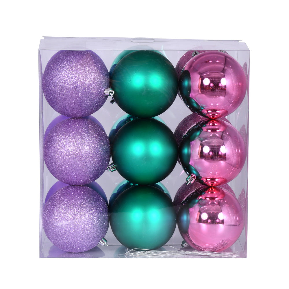 Vickerman 4" Pink Teal and Lavender Ornament Assortment 18 per box.