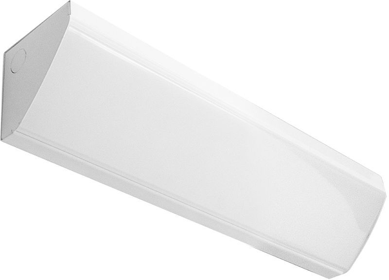 Westgate 2Ft Linear Corner Corridor 20W 35/40/50K 10/15/20W Adjustable, Commercial Indoor Lighting, 10W/15W/20W, 115 Lumens/W, 3500K/4000K/5000K, Glossy White Finish, 0~10V Dimmable