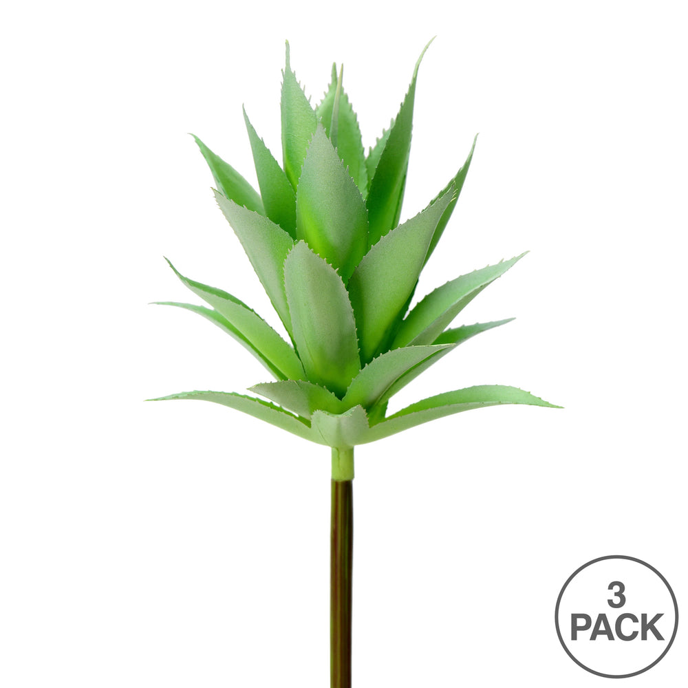 Vickerman 7.5" Artificial Green Tiger Jaw Pick Set of 3