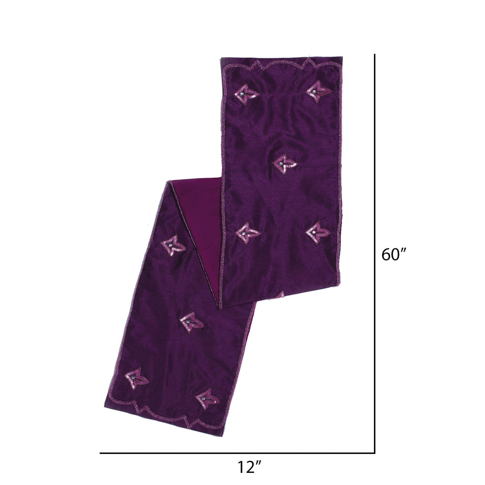 Vickerman Decorative 12" x 60" Romance Table Runner