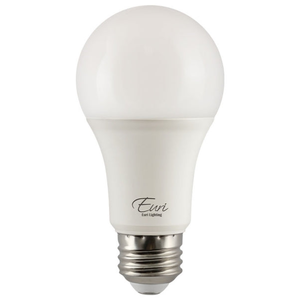 Euri Lighting EA19-5W5051cec-2 E-Lite LED CA Compliant 40-Watt Equivalent A19 Lamp E26 Base Dimmable - 5000K - 2 Pack
