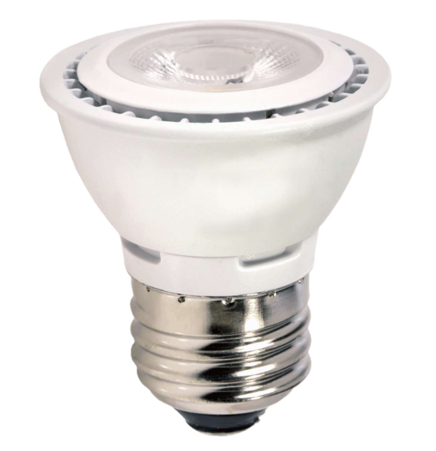 Damar HR16 LED Flood Spotlight Bulb 7W 530 Lumen E26 Medium Base 3000K Soft White Ideal for Track & Recessed Lighting 120V 35° Beam Angle Dimmable Enclosed Fixture Rated White Finish Pack of 3