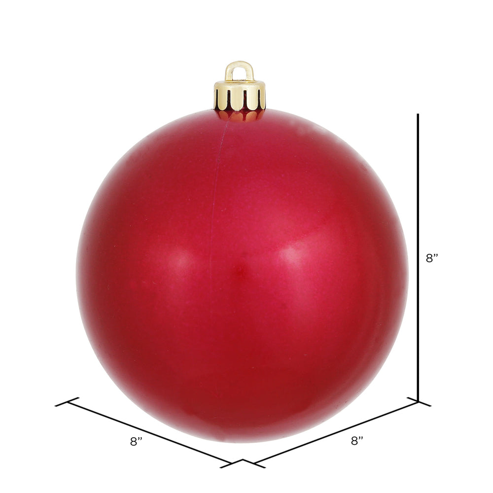 Vickerman 8" Wine Candy Ball Ornament