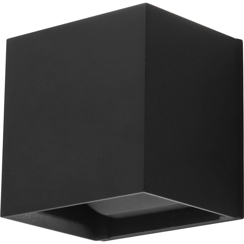 Westgate Outdoor Cube Light With Beam-Angle Fins 15W 600 Lumens 5Cct Dim, Black, Outdoor Lighting, 15W, 800 Lumens, 27K/30K/35K/40K/50K, Black Finish, TRIAC Dimming