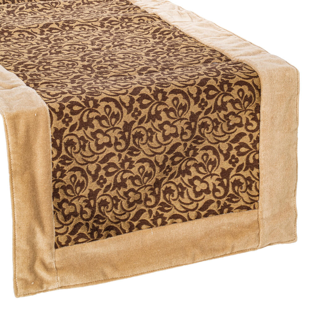 Vickerman Decorative 14" x 90" Brocade Brilliance Table Runner