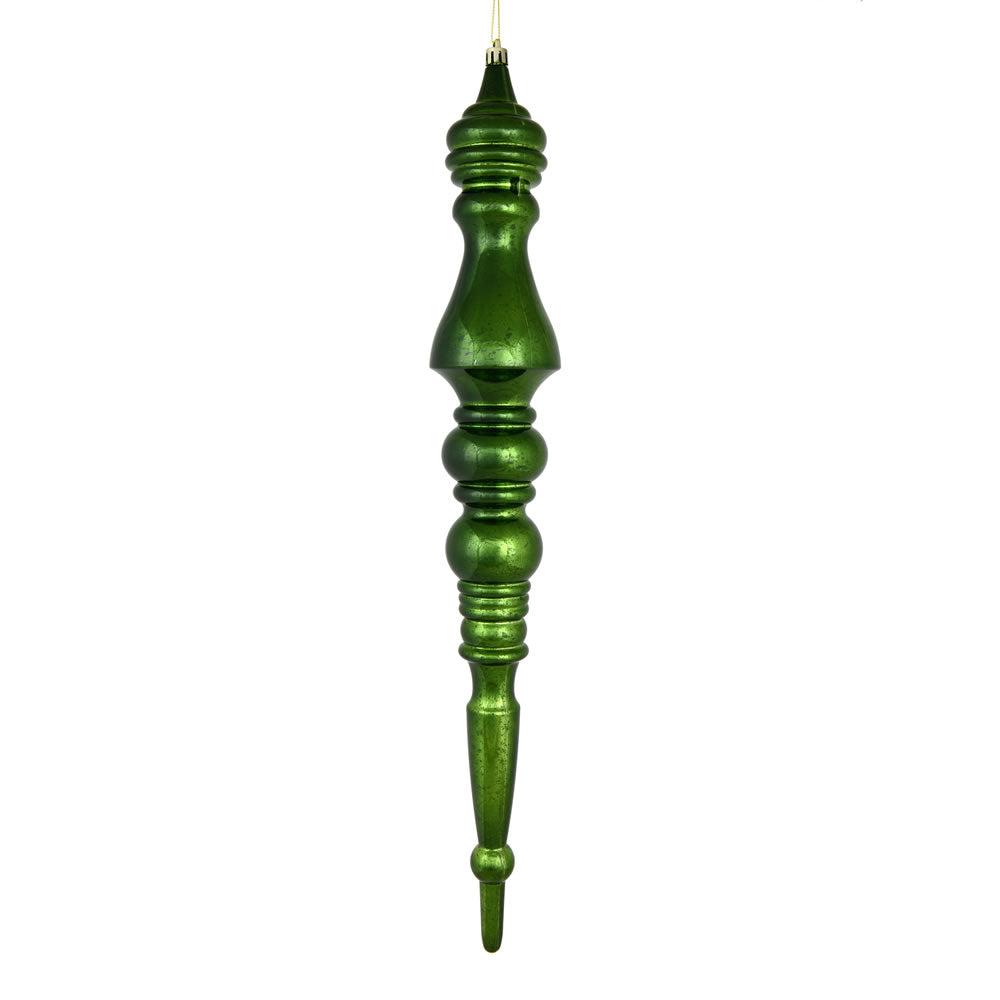 Vickerman 20" Moss Green Mercury Finial