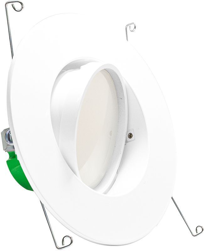 Westgate 6In 14W 900 Lumens Adj. ReceSS Trim 27/30/35/40/50K UL ES JA8, Residential Lighting, 14W, 900 Lumens, 27K/30K/35K/40K/50K, Matte White Finish, Dimmable