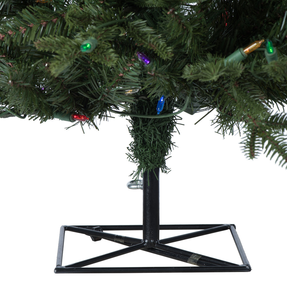 Vickerman 5.5' x 52" Kamas Fraser Fir Artificial Christmas Tree Multi-colored Dura-Lit LED lights