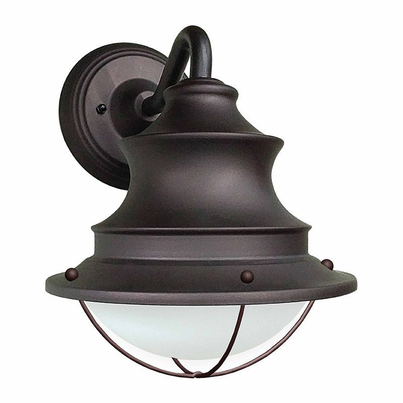 Westgate LED Seaside Wall Light With Wireguard 12W 5Cct Non-Dim, Orb, Outdoor Lighting, 12W, 1200 Lumens, 27K/30K/35K/40K/50K, Orb Finish