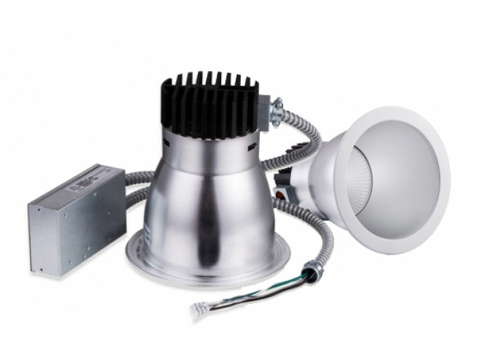 Westgate 6 LED Commercial Recessed Light, Commercial Indoor Lighting, 40W, 3447 Lumens, 4000K, Haze Finish, 0~10V Dimmable
