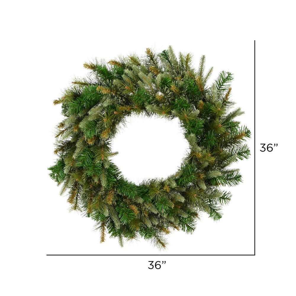Vickerman 36" Cashmere Artificial Christmas Wreath Unlit