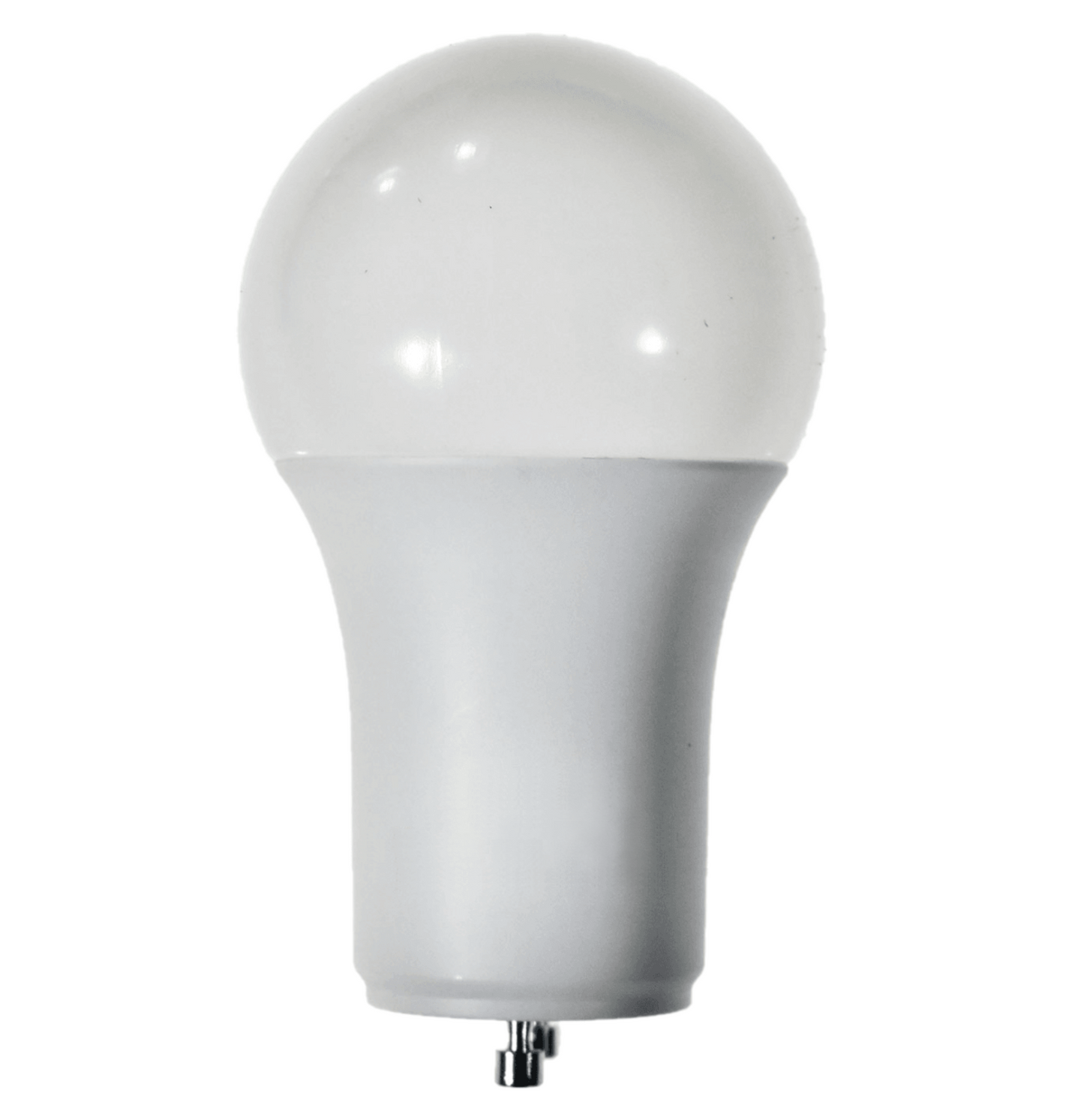 Damar A19 LED Light Bulb 9.5W 800 Lumen 2 Prong Twist Lock GU24 Base 5000K Bright White for Home Bedroom Ceiling Light Bulb 120V CRI80 230° Beam Angle Damp Location Dimmable White Finish Pack of 3