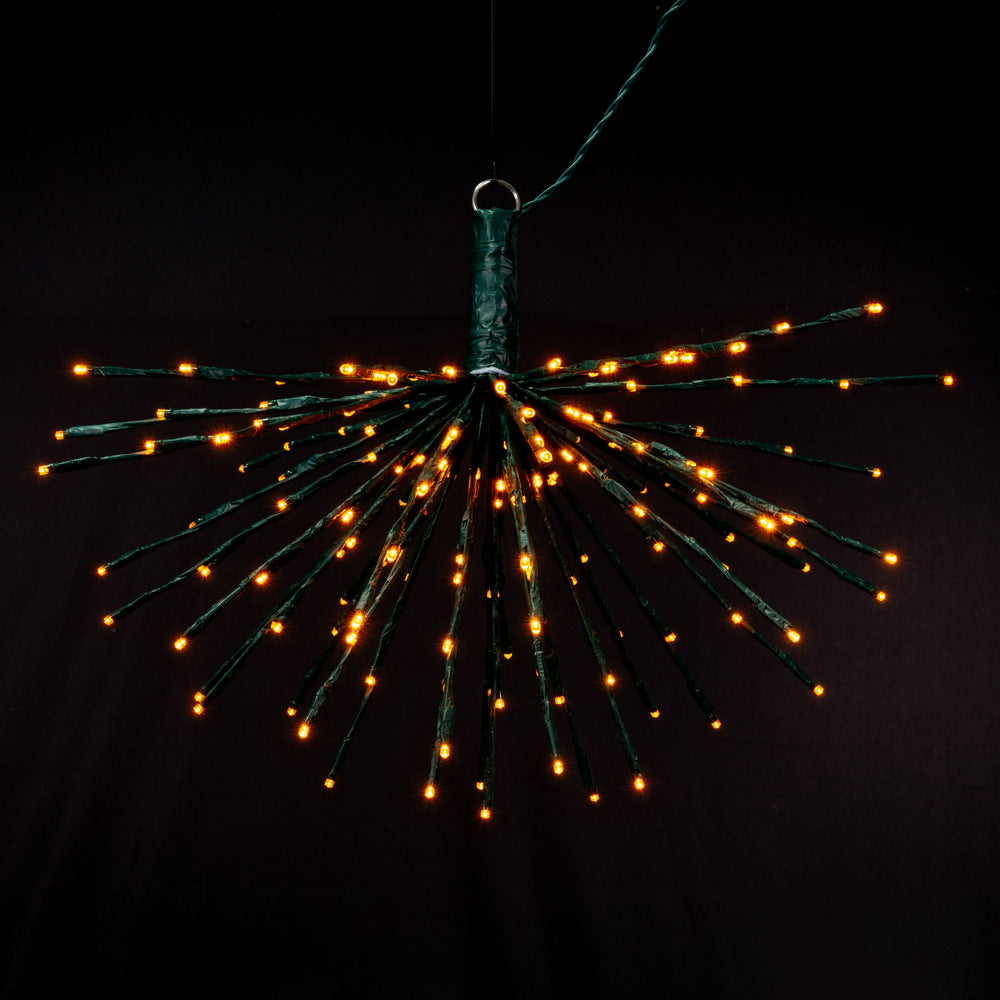 Vickerman 160Lt x 24" Green Starburst Yellow 5mm LED Lights.