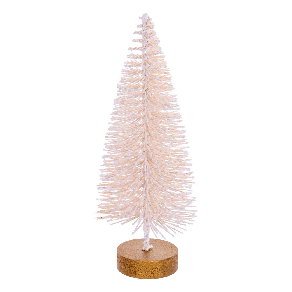 Vickerman 3"-5"-7" Cream Sisal Bottle Brush Tree Set Set of 3