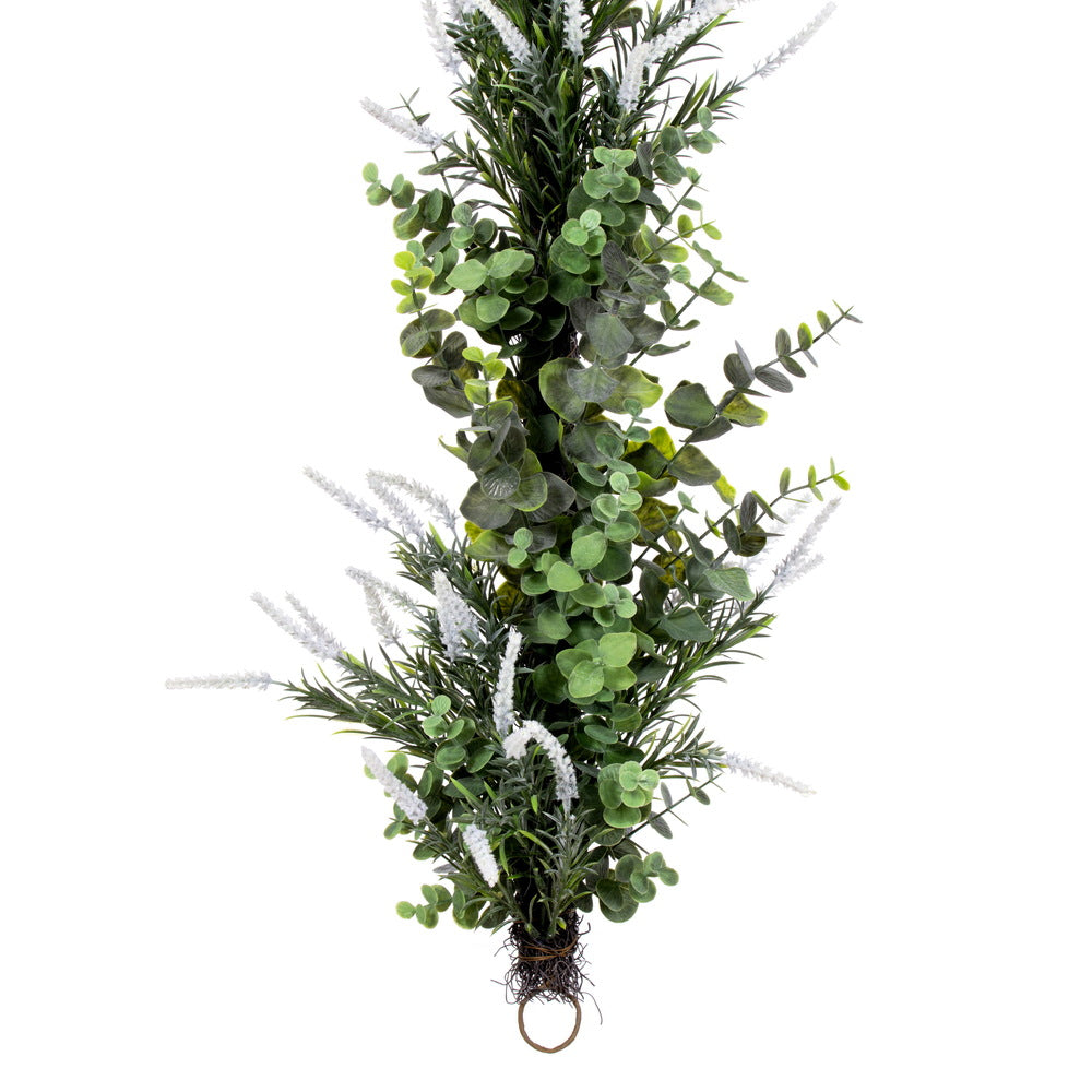 Vickerman 72" Green Artificial Rosemary & Eucalyptus Garland.