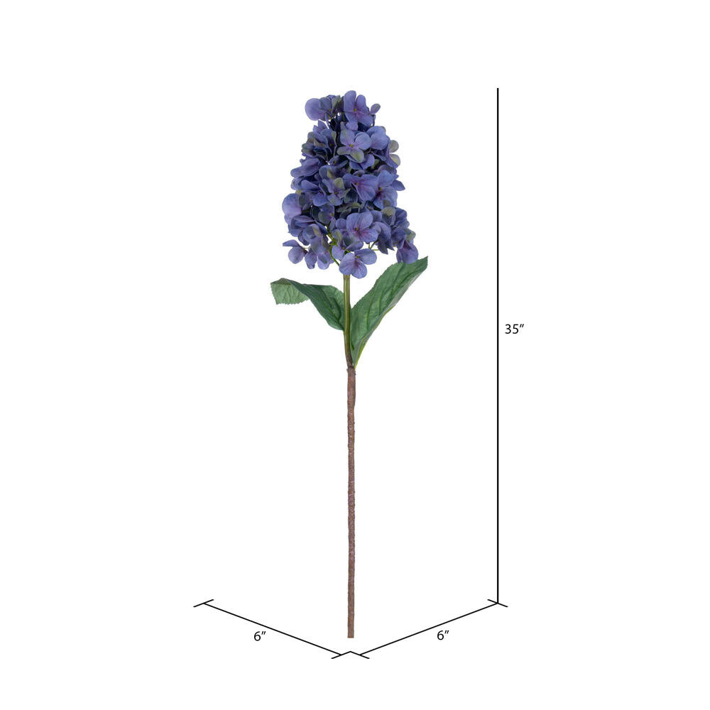 Vickerman 34" Artificial Lavender Cone Hydrangea Spray. 2 Stems In A Bag.