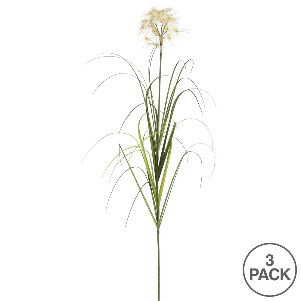 Vickerman 38" Artificial Green Grass Spray. Includes 3 sprays per pack.