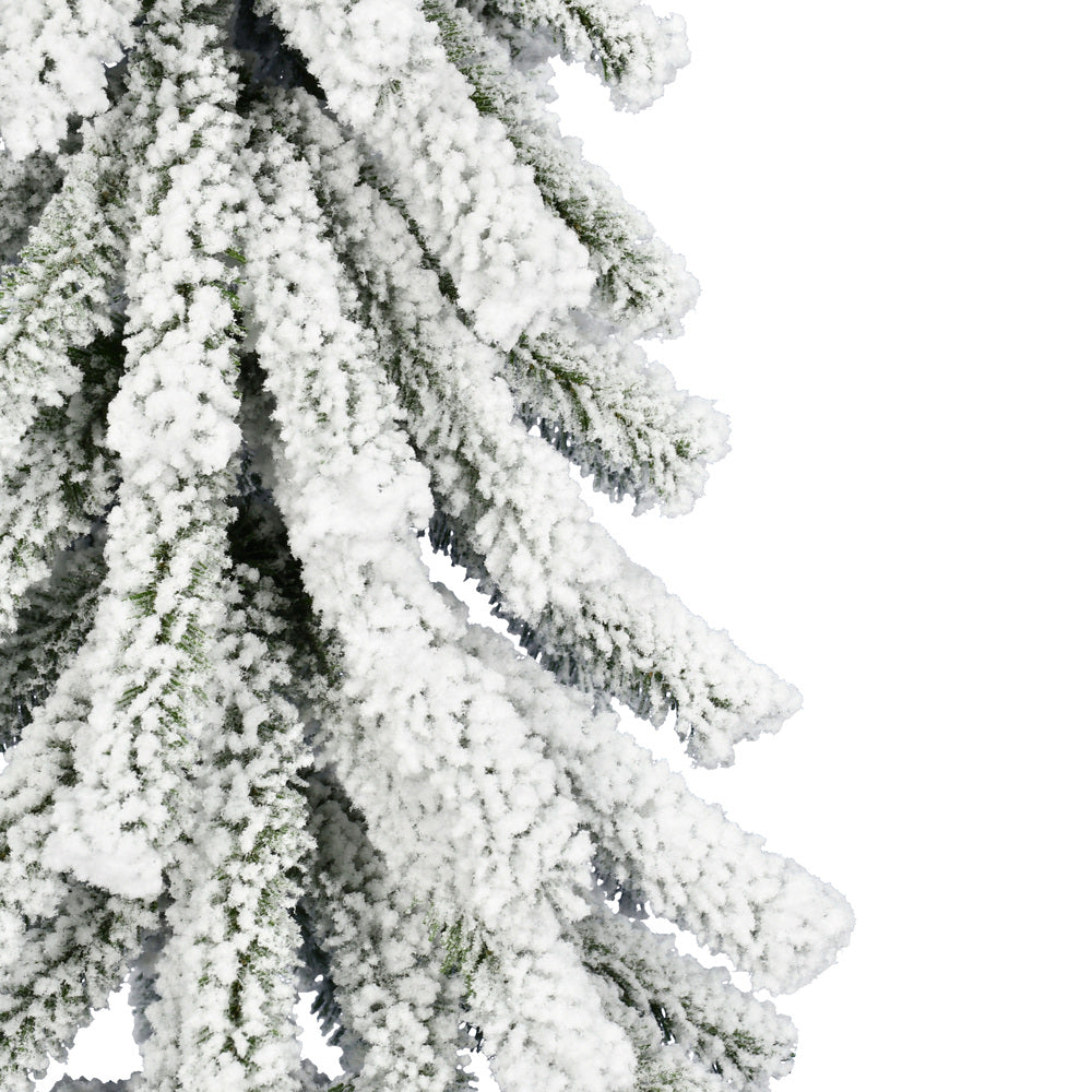 Vickerman 4' x 24" Flocked Alpine Artificial Christmas Tree Unlit