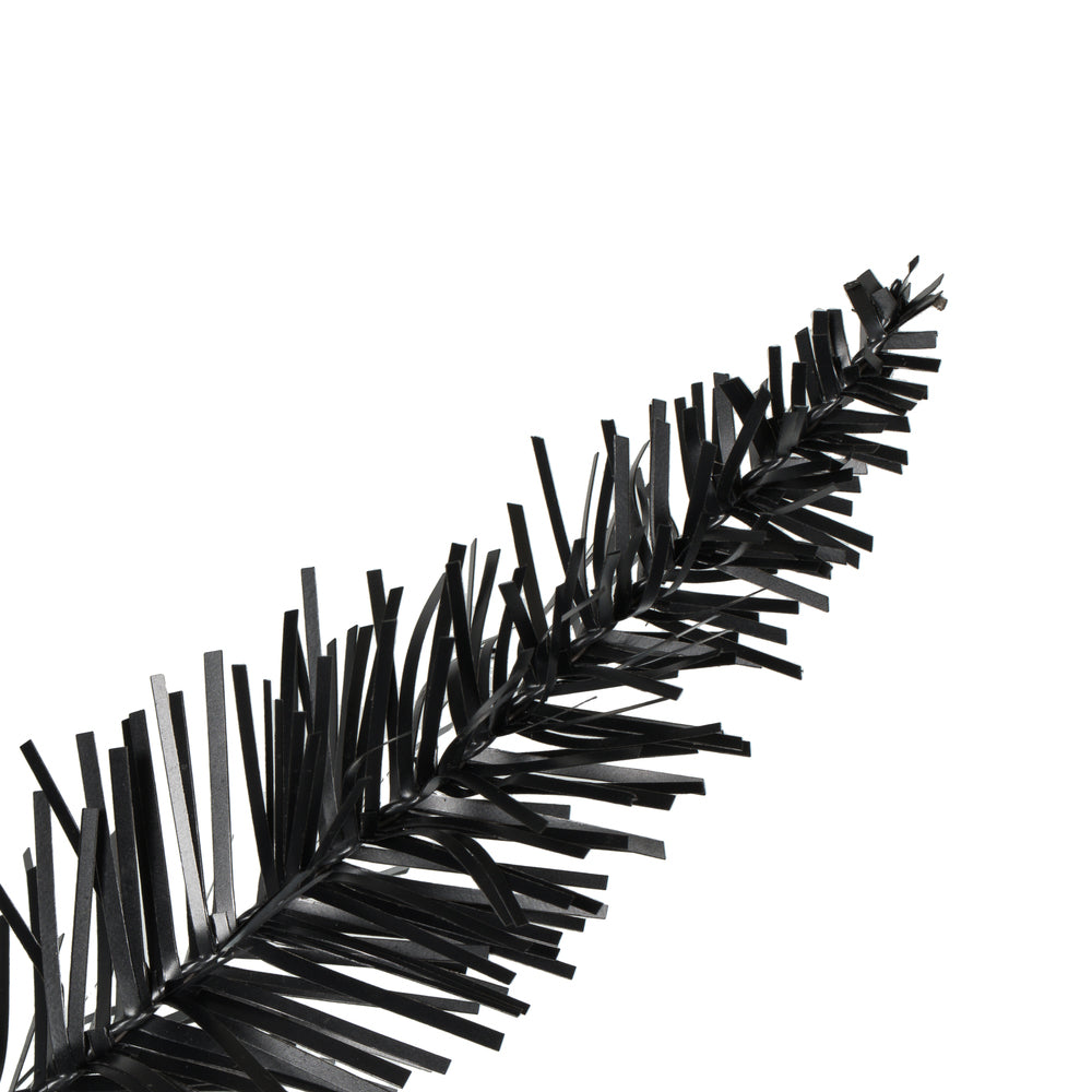 Vickerman 9' Black Fir Artificial Christmas Garland Unlit
