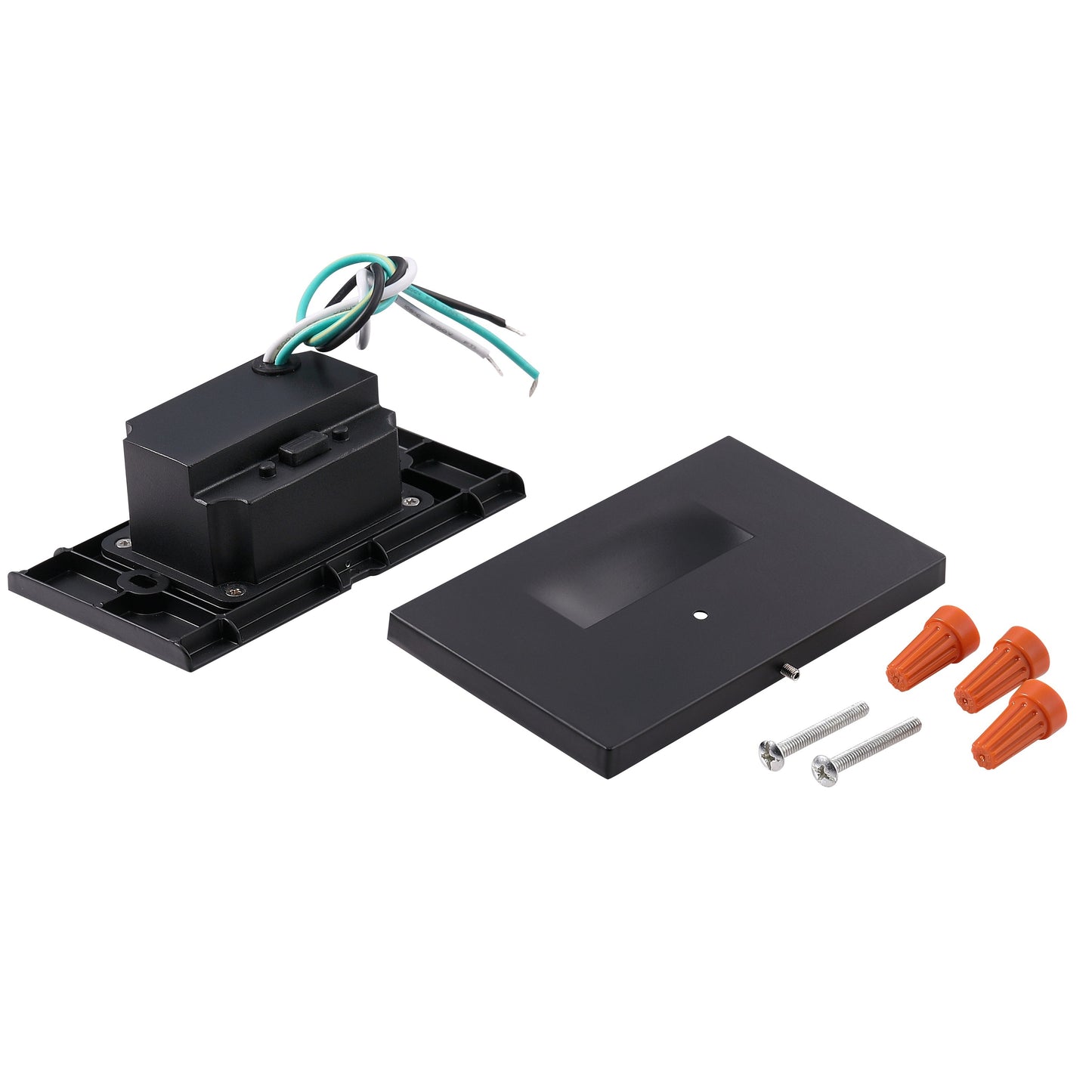 ASD Lighting LED Step Light Horizontal 3W 120V CCT Selectable 3000/4000/5000K with Photocell Oil Rubbed Bronze ETL