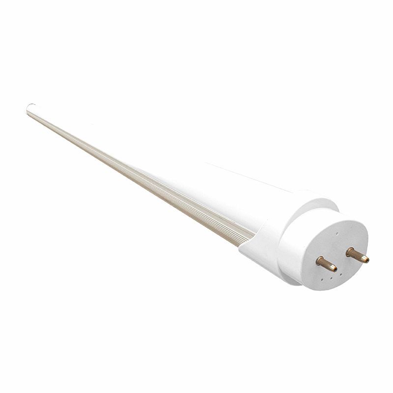 Westgate T8 Aluminum W. Gold, Universal Pro A+B, 4Ft, Frosted Fi Lumens, 12W, 130 Lumens/W, 50K, Commercial Indoor Lighting, 12W, 1560 Lumens, 5000K, Frosted Finish, 0~10V Dimmable