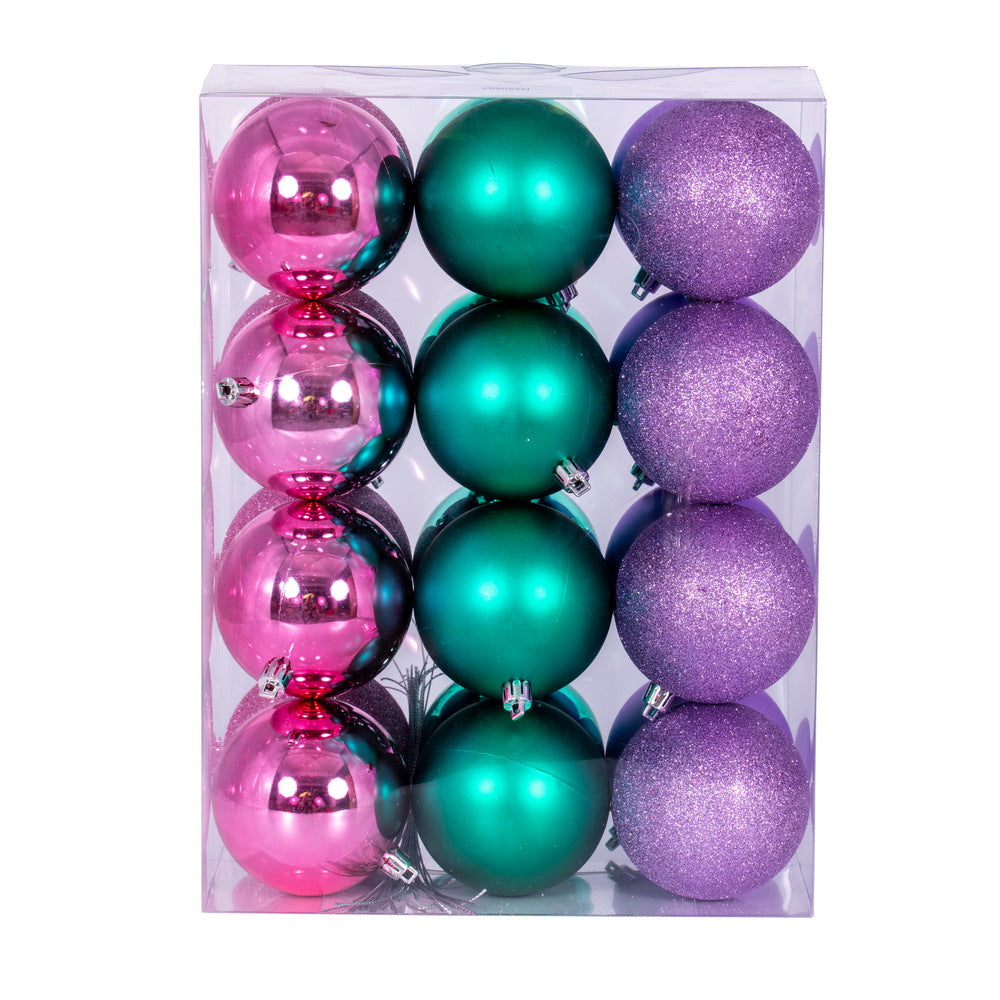 Vickerman 3" Pink Teal and Lavender Ornament Assortment 24 per box.