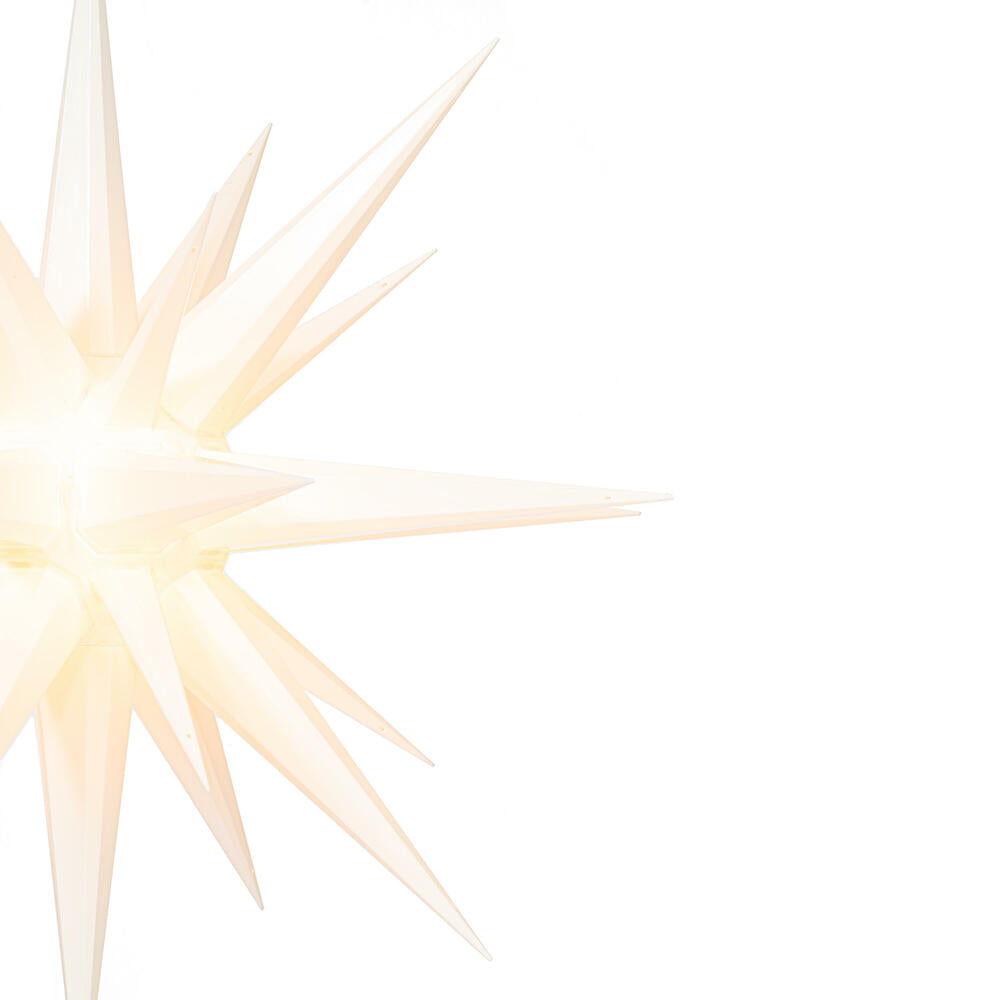 Vickerman 25" Deluxe LED White Moravian Star.