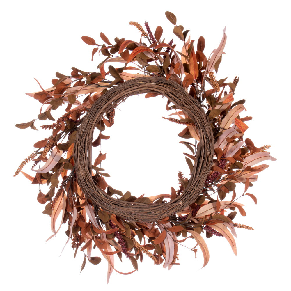 Vickerman 22" Artificial Autumn Berry and Foliage Wreath