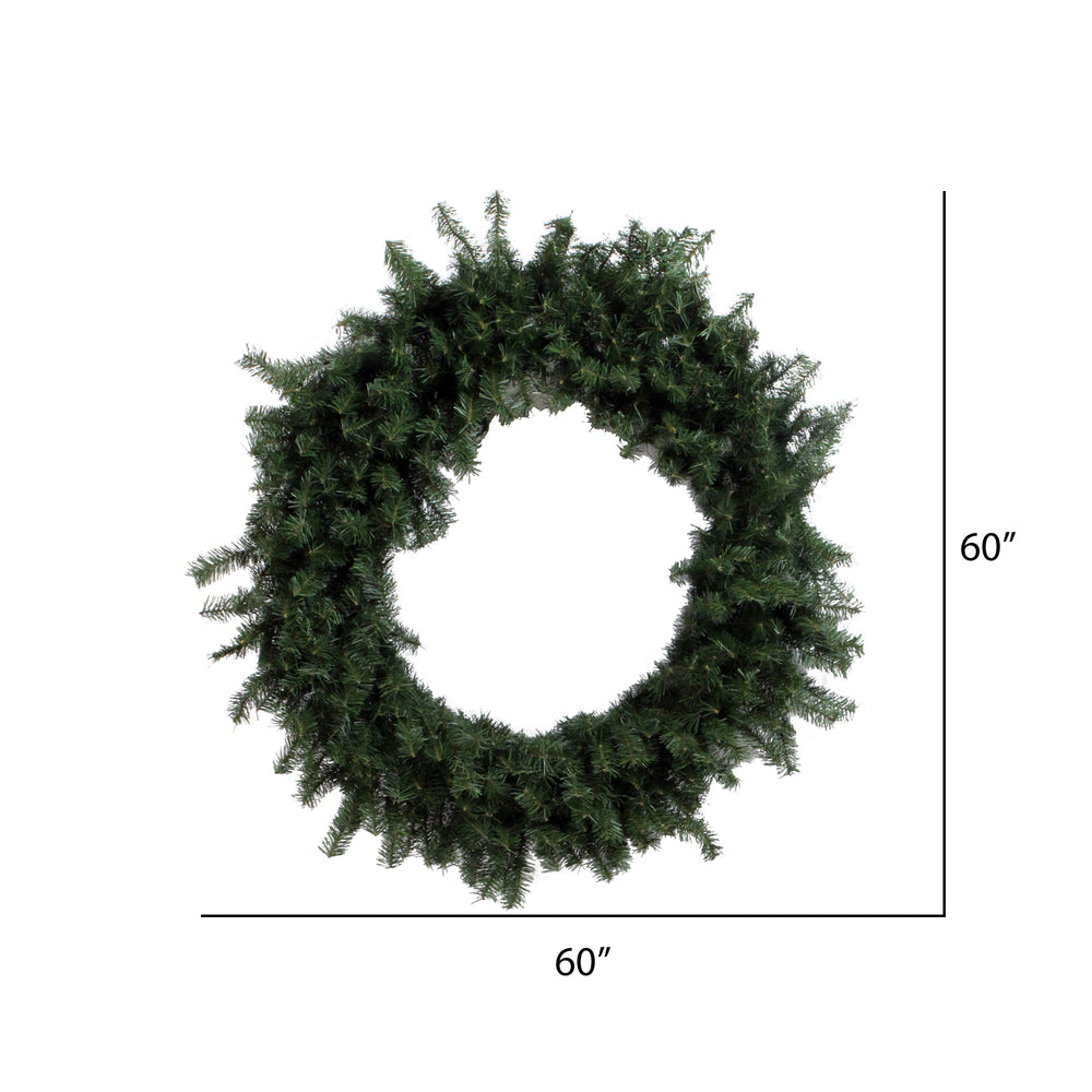 Vickerman 60" Canadian Pine Artificial Christmas Wreath Unlit