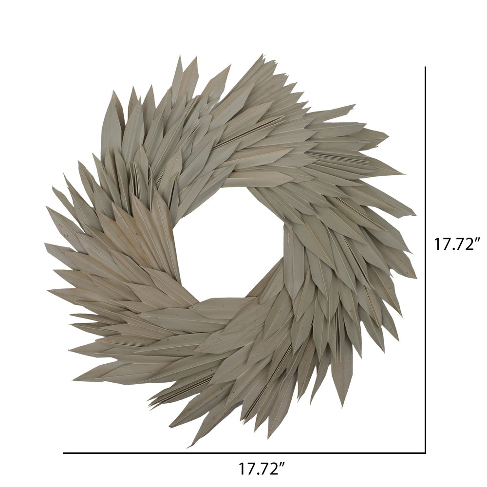 Vickerman Natural Botanicals 17" Natural Palm Sun Wreath.