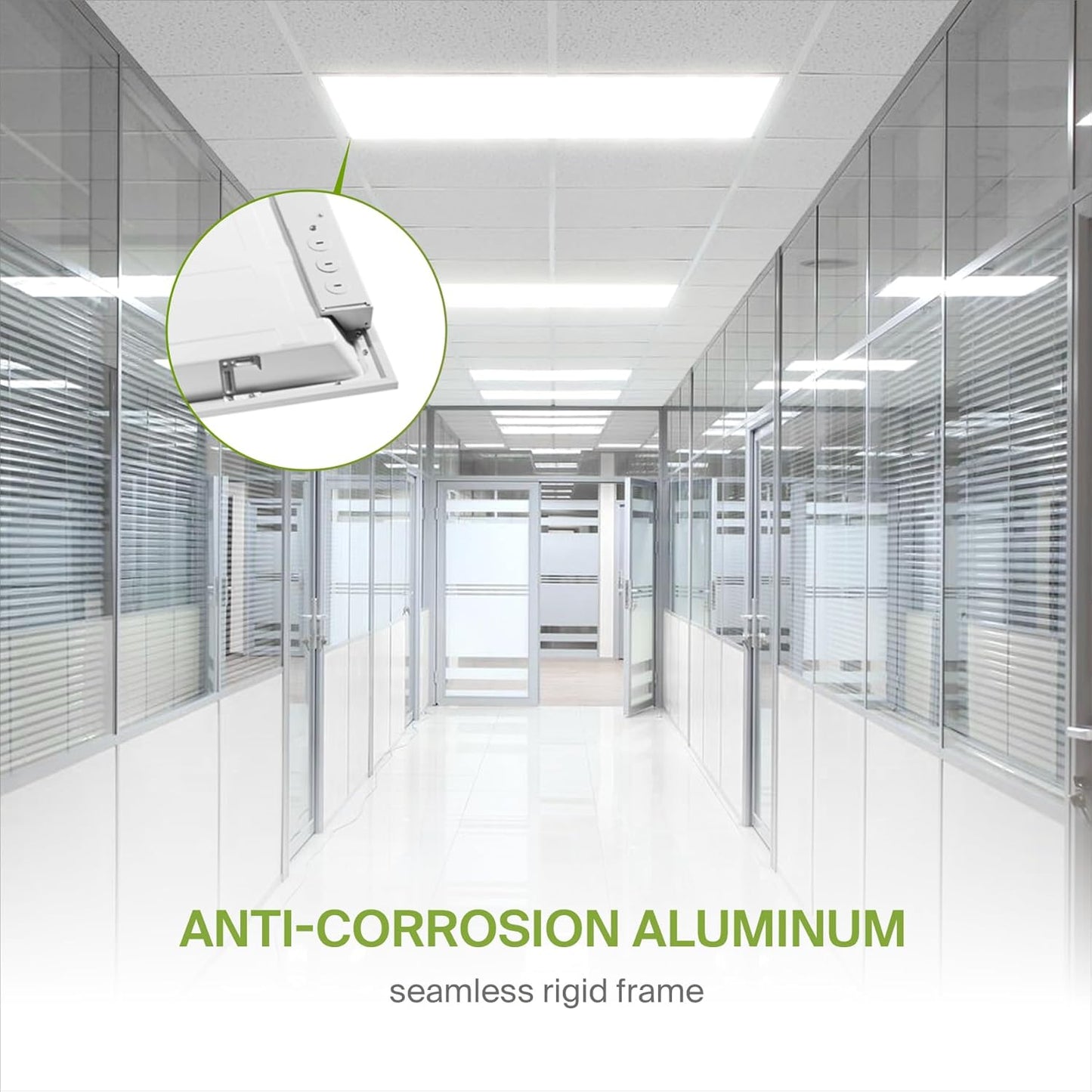 ASD Lighting LED Back-Lit Flat Panel 2x4 50W 4000K Dimmable UL DLC Premium