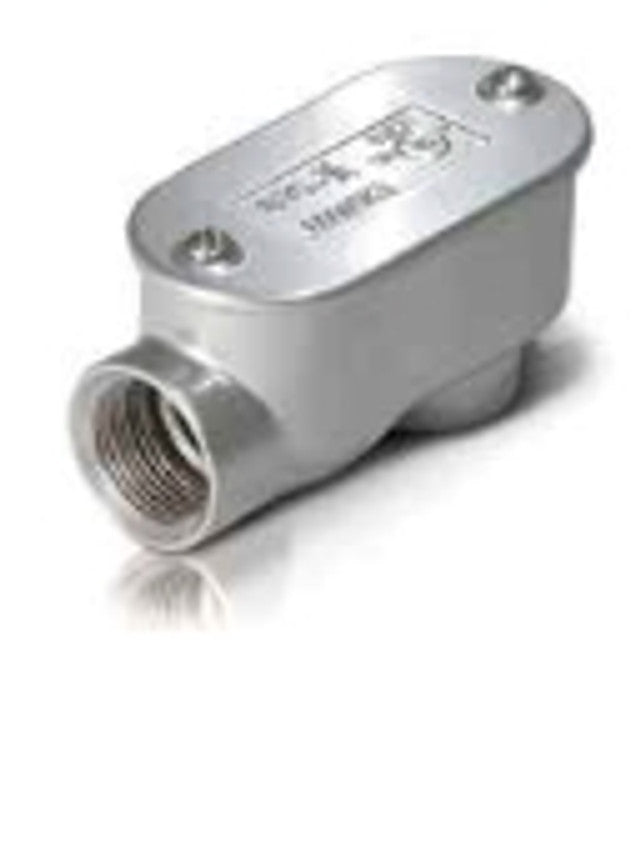 Westgate Threaded Conduit Body, Type SLB, 1/2", Electrical Products, Gray Finish