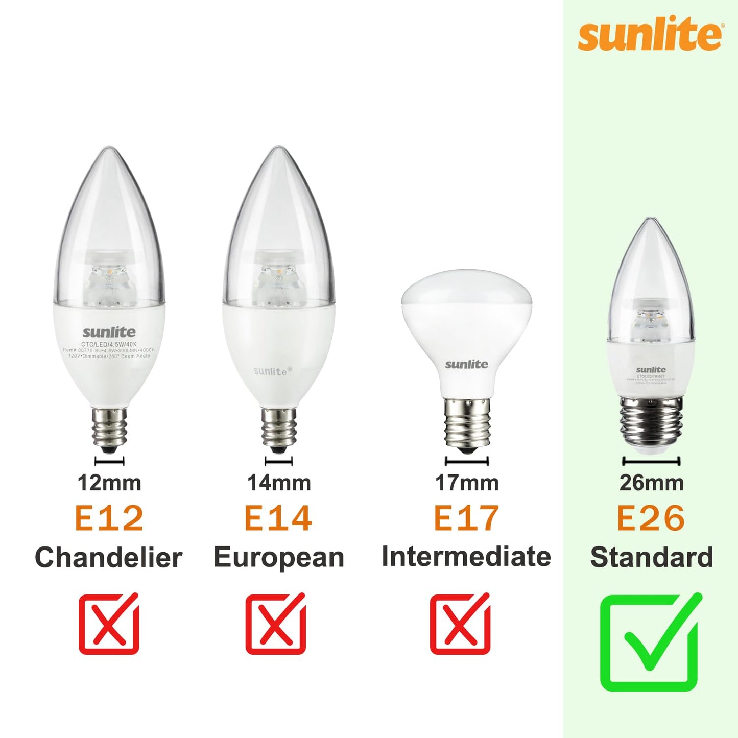 Sunlite 80995 LED A21 Light Bulb, 18 Watts (150W Equivalent), 2600 Lumens, 120V, Dimmable, Medium E26 Base, 220 Degree Beam Angle, UL Listed, RoHS Compliant, 2700K Soft White, 6 Pack