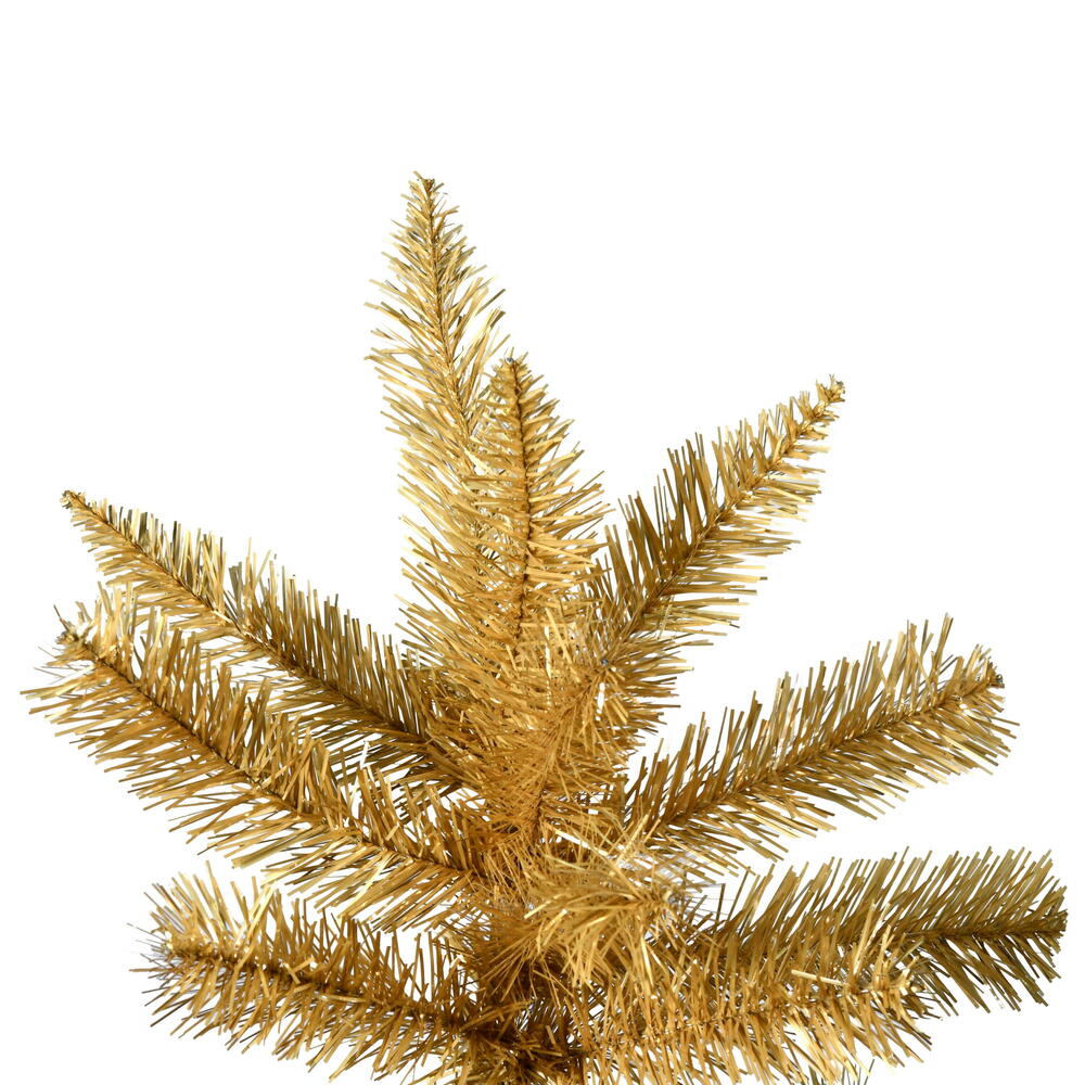 Vickerman 7.5' x 46" Gold Fir Artificial Christmas Pencil Tree Unlit
