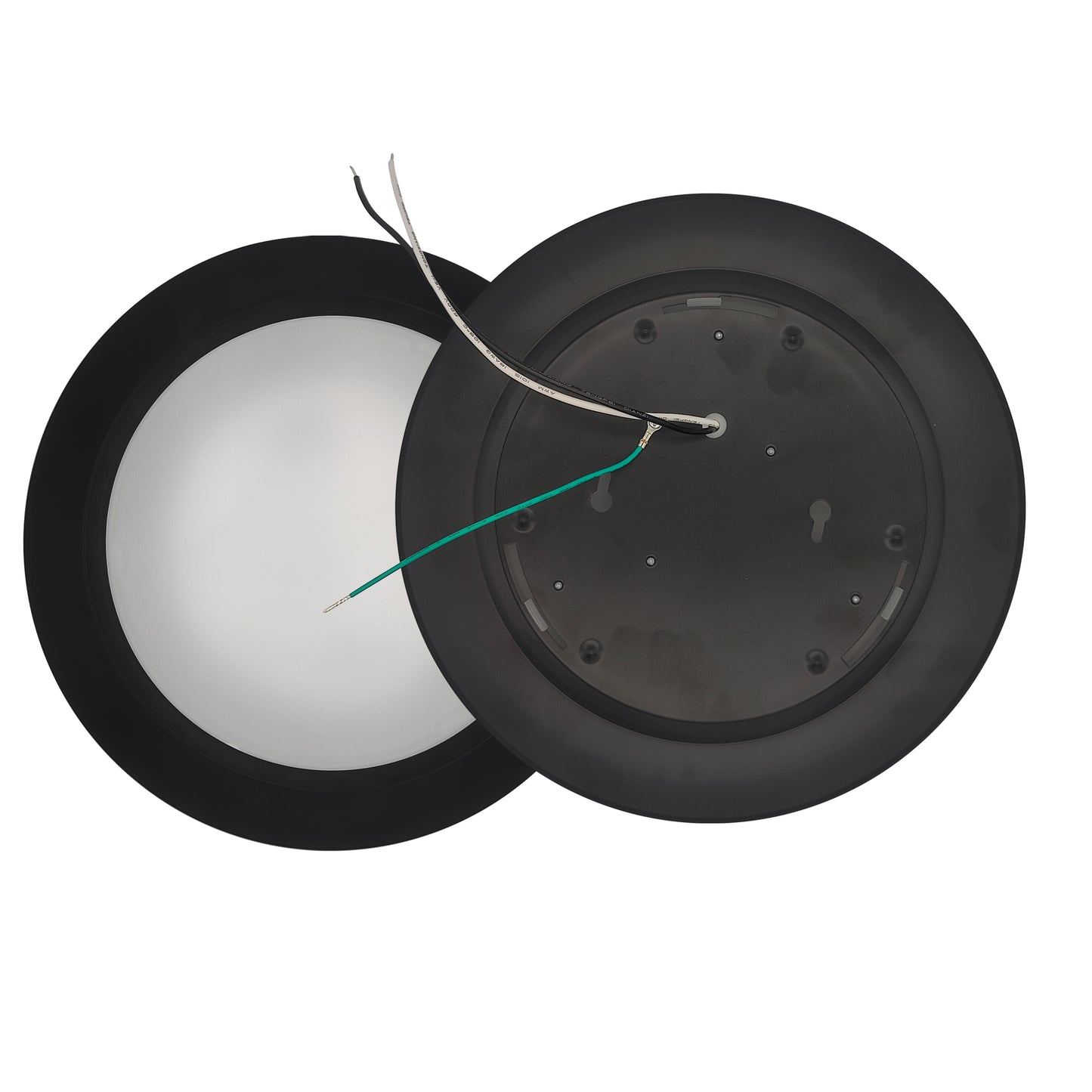 Bulbrite 773278 25-Watt LED 10" Disc, 3000K, 2000 Lumens, Black Finish