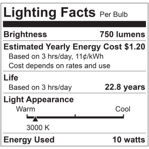 Sunlite 80942 LED PAR30 Long Neck Recessed Light Bulb, 9 Watt, (75W EQ), 850 , Medium E26 Base, Dimmable, ETL Listed, 35 Degrees Beam Angle, Energy Star Certified, 3000K Warm White, 6 Pack