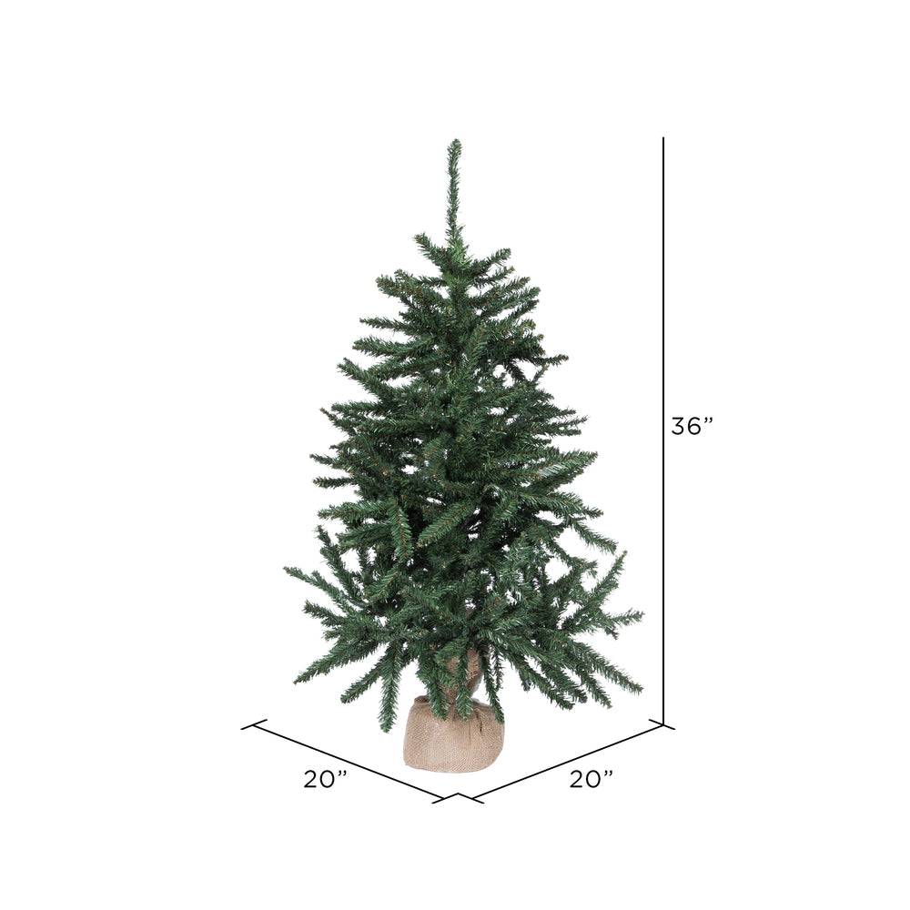 Vickerman 36" Anoka Pine Artificial Christmas Tree Unlit