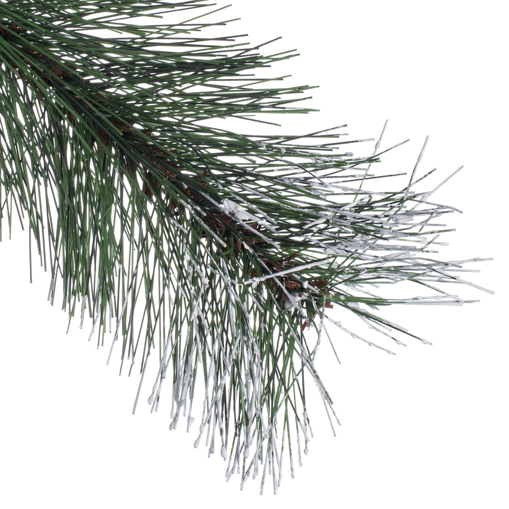 Vickerman 9' Snow Tipped Pine and Berry Artificial Christmas Garland Unlit