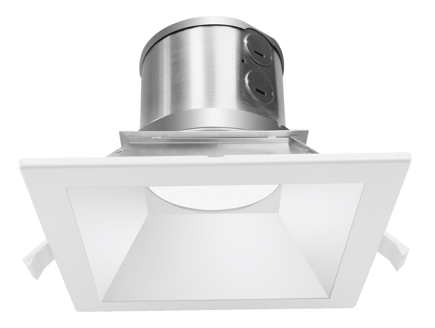 Westgate 6 LED Commercial Recessed Light, Commercial Indoor Lighting, 40W Max, 3200 Lumens Max, 27K/30K/35K/40K/50K, White Finish, 0~10V Dimmable