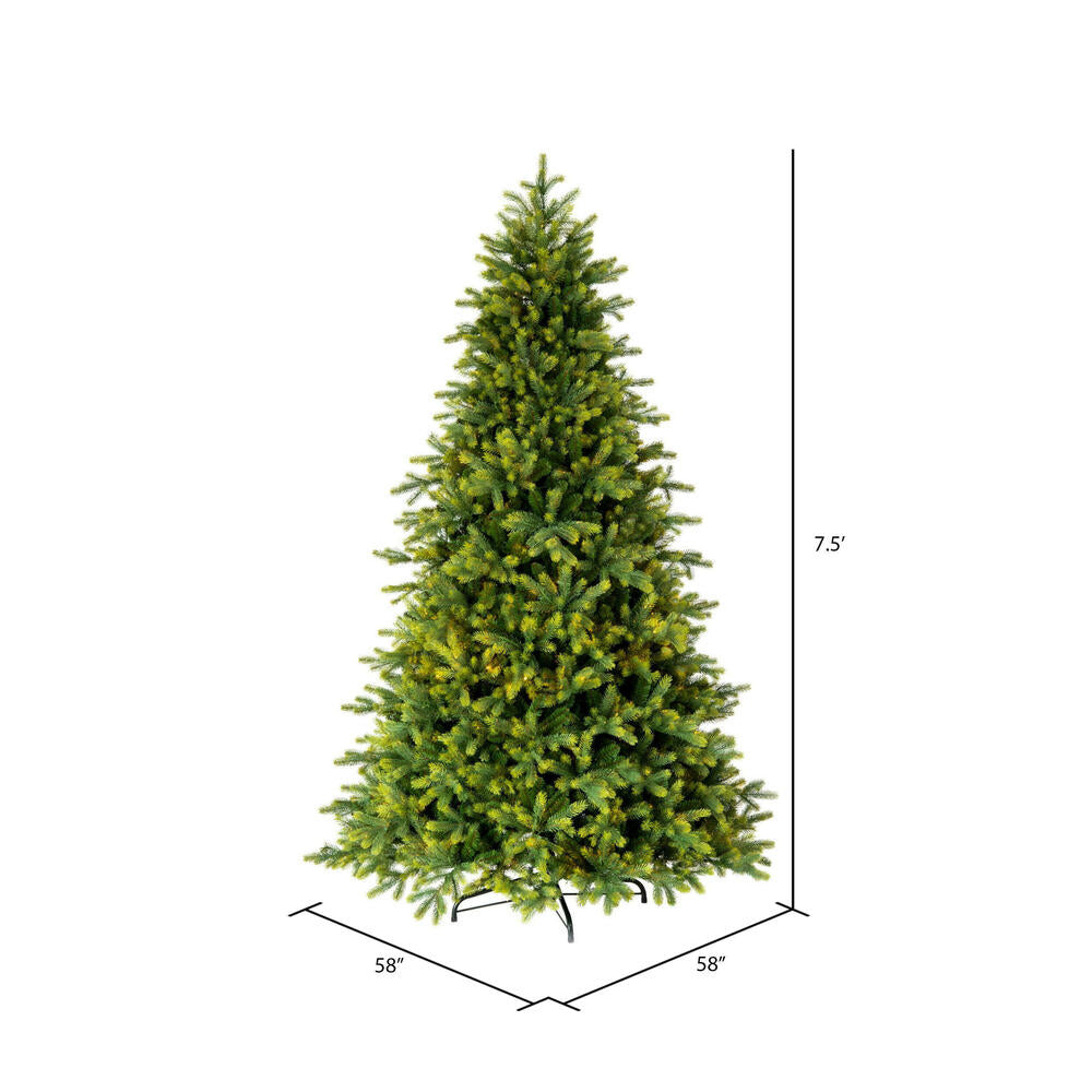 Vickerman 7.5' x 58" Jersey Fraser Fir Artificial Christmas Tree Unlit