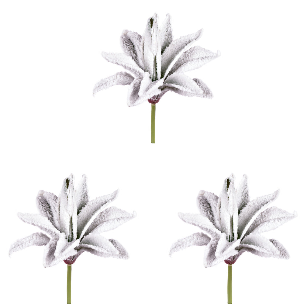 Vickerman 6-8" Artificial Frosted Succulents Pack of 3