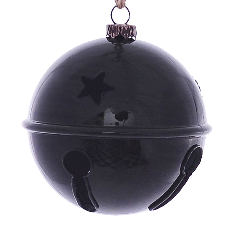 Vickerman 3" Moss Green Wood Grain Bell Ornament. These ornaments are the perfect addition to any holiday decorating project. They features a light wood grain pattern. Includes 6 pieces per pack.