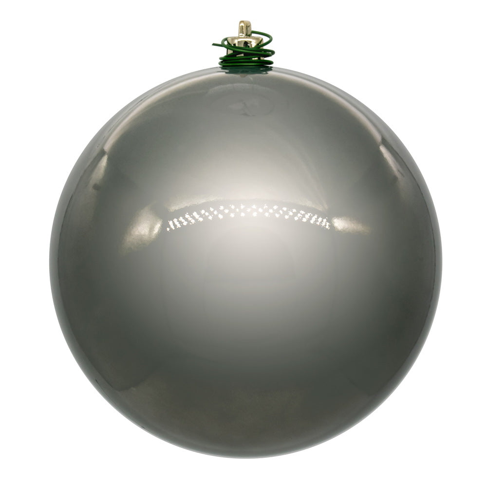 Vickerman 6" Limestone Pearl UV Drilled Ball Ornament 4 per bag.