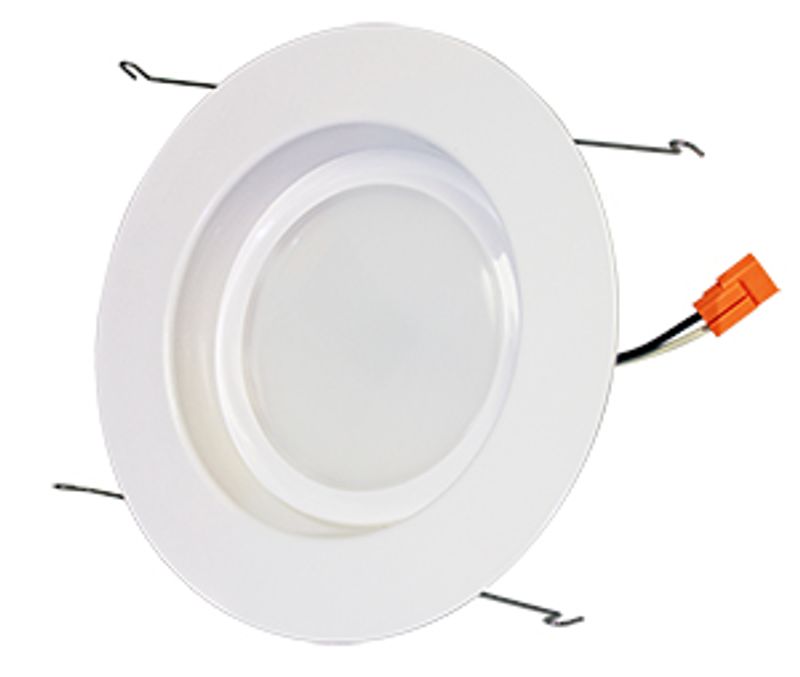 Westgate 6" LED Downlight, CRI90, 19W, 1300 Lumens, Dimmable, 4100K, E26 Adapter Included, Wet Lo..., Residential Lighting, 19W, 1300 Lumens, 4100K, White Finish, Dimmable