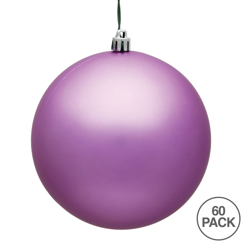 Vickerman 2.4" Orchid Matte Ball Ornament 60 per Box